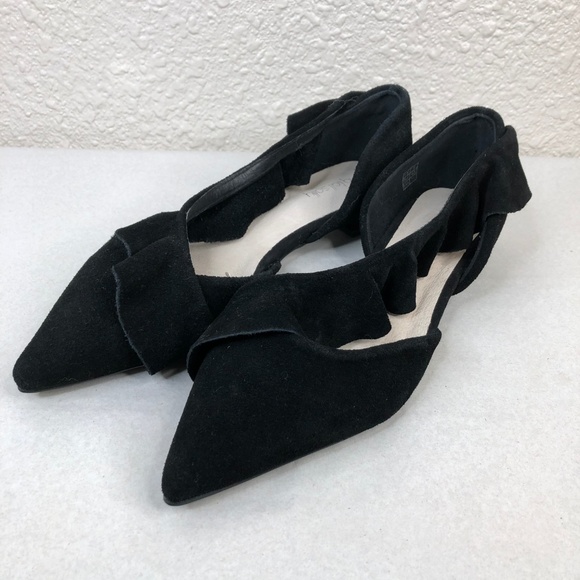 long tall sally Shoes - NWT LONG TALL SALLY/ Bridley ruffle suede flats